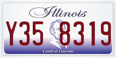 IL license plate Y358319
