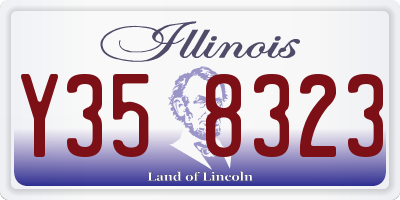 IL license plate Y358323