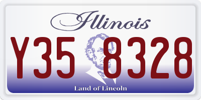 IL license plate Y358328