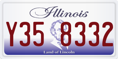 IL license plate Y358332