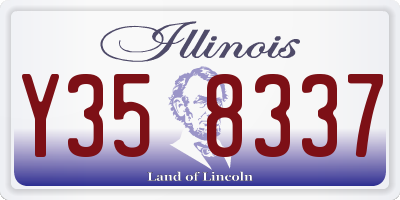 IL license plate Y358337