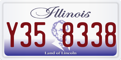 IL license plate Y358338
