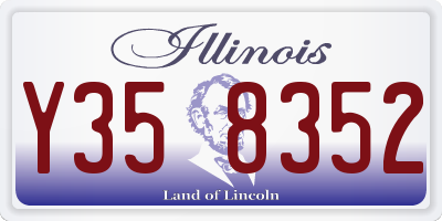 IL license plate Y358352