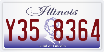 IL license plate Y358364