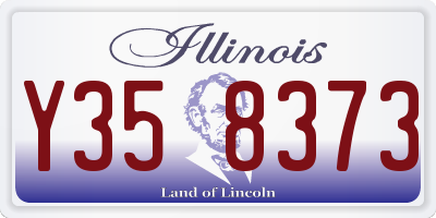 IL license plate Y358373