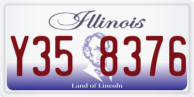 IL license plate Y358376