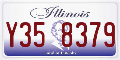 IL license plate Y358379