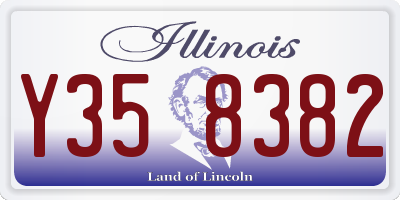 IL license plate Y358382