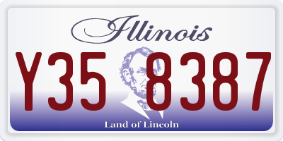 IL license plate Y358387