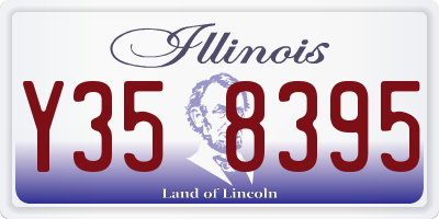 IL license plate Y358395