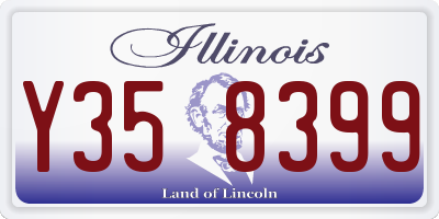 IL license plate Y358399