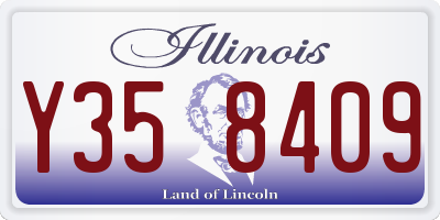 IL license plate Y358409