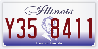 IL license plate Y358411