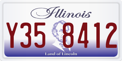 IL license plate Y358412