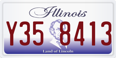 IL license plate Y358413