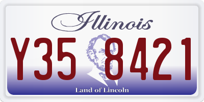 IL license plate Y358421