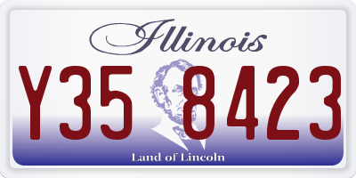 IL license plate Y358423