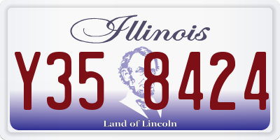 IL license plate Y358424