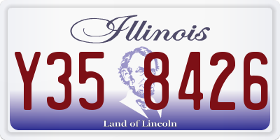 IL license plate Y358426
