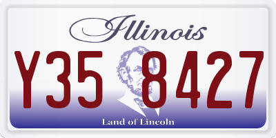 IL license plate Y358427