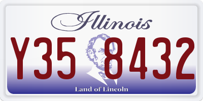 IL license plate Y358432