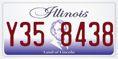 IL license plate Y358438