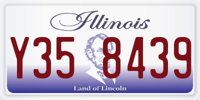 IL license plate Y358439