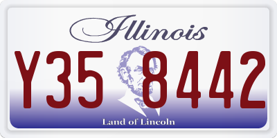 IL license plate Y358442
