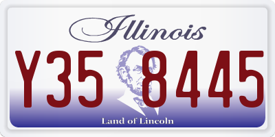 IL license plate Y358445