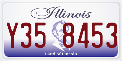 IL license plate Y358453