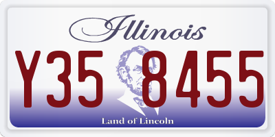 IL license plate Y358455