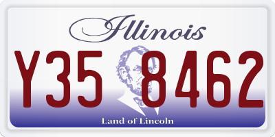 IL license plate Y358462