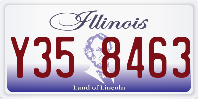 IL license plate Y358463