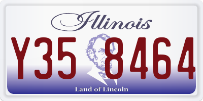 IL license plate Y358464