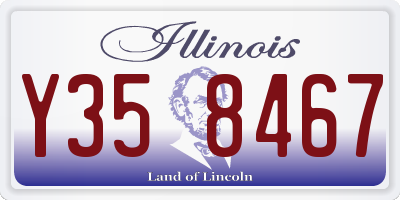 IL license plate Y358467