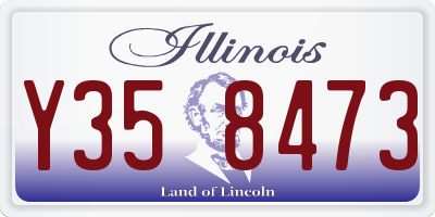 IL license plate Y358473