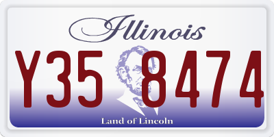 IL license plate Y358474