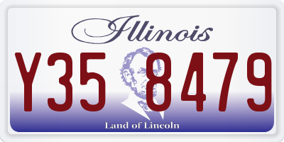 IL license plate Y358479