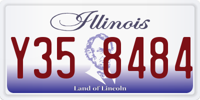 IL license plate Y358484
