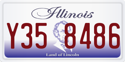 IL license plate Y358486