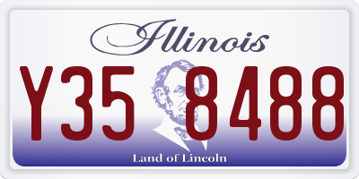 IL license plate Y358488