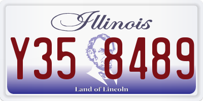 IL license plate Y358489