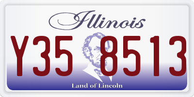 IL license plate Y358513