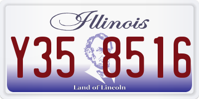 IL license plate Y358516