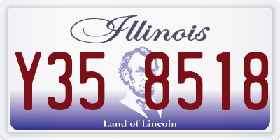 IL license plate Y358518