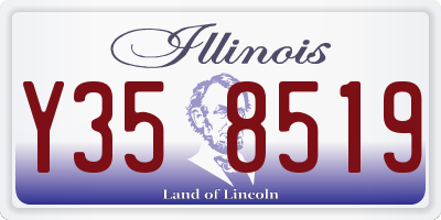 IL license plate Y358519
