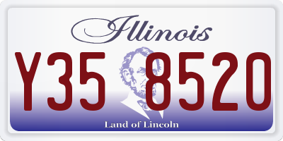 IL license plate Y358520