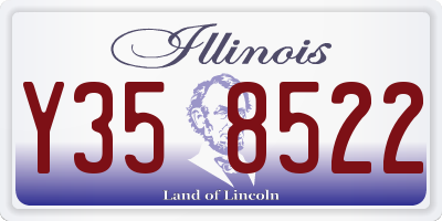 IL license plate Y358522