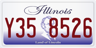 IL license plate Y358526