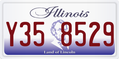 IL license plate Y358529
